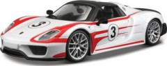 Bburago Race Porsche 918 Spyder Weissach Гонка Porsche 918 Spyder Weissach