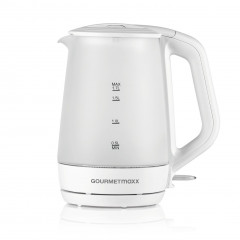 GOURMETmaxx GOURMETmaxx Wasserkocher Glas mit Frostglas-Design 1,7 L, 1.7 l, 2200,00 W  Чайник GOURMETmaxx с дизайном матового стекла 1,7 л, 1,7 л, 2200,00 Вт