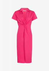 Tommy Hilfiger SOLID MIDI DRESS Day dress bright cerise pink ПЛАТЬЕ МИДИ SOLID Повседневное платье ярко-вишнево-розовый