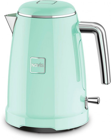 NOVIS NOVIS Wasserkocher Iconic Line K1, 1,6 l, 2200 W, neomint  Чайник NOVIS Iconic Line K1, 1,6 л, 2200 Вт, неомятный