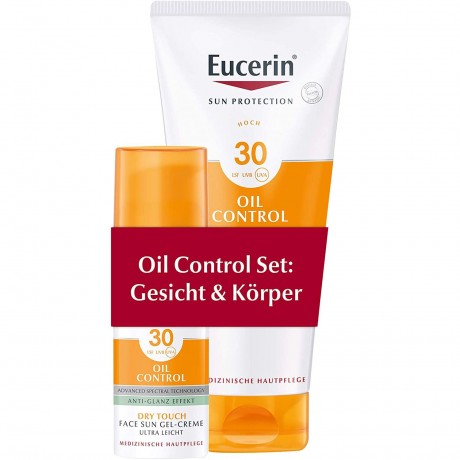Eucerin Sun Oil Control Set Gesicht+Korper LSF 30  Набор Sun Oil Control для лица и тела SPF 30