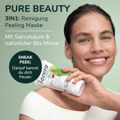 lavera Advent Calendar  2025 Адвент-календарь с натуральной косметикой, 24 сюрприза по уходу за кожей илицом и для макияжа, 50 см х 50 см 