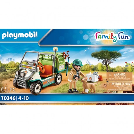 PLAYMOBIL PLAYMOBIL 70346 Zoo-Tierarzt mit Fahrzeug PLAYMOBIL 70346 Ветеринар в зоопарке с транспортным средством
