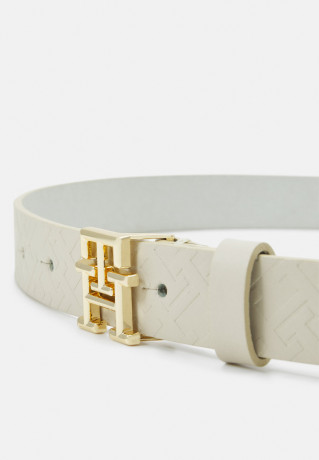 Tommy Hilfiger LOGO MONO Belt feather white ЛОГОТИП МОНО Ремень перо белое