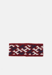 Tommy Hilfiger ICONIC MONOGRAM HEADBAND Ear warmers dark red ПОВЯЗКА С МОНОГРАММОЙ ICONIC Грелки для ушей темно-красный