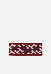 Tommy Hilfiger ICONIC MONOGRAM HEADBAND Ear warmers dark red ПОВЯЗКА С МОНОГРАММОЙ ICONIC Грелки для ушей темно-красный