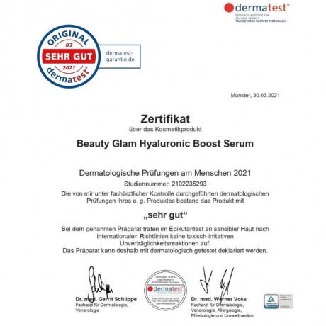 Beauty Glam Hyaluronic Boost Serum 2er Set  Гиалуроновая сыворотка Boost, набор из 2 шт.