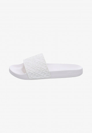 Tommy Hilfiger MONOGRAM  Pool slides feather white МОНОГРАММА Шлепанцы для бассейна перо белое