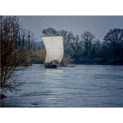 CALVENDO Puzzle CALVENDO Puzzle Barge an der Loire Пазл CALVENDO Puzzle Баржа на Луаре