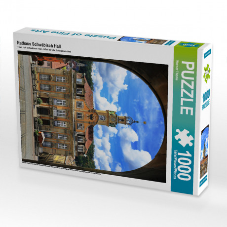 CALVENDO Puzzle CALVENDO Puzzle Rathaus Schwabisch Hall Пазл CALVENDO Puzzle Rathaus Schwabisch Hall