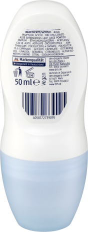 Balea Deo Roll On Sensitive Балеа Дезодорант шариковый для чувствительной кожи, 50 мл