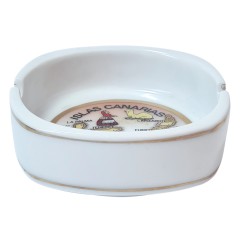 Canarias Islas Винтажная пепельница с позолоченным краем "Канарские острова", 3см x 9см, Испания, 1960-70гг.