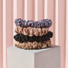 The Hair Edit Multi-Color Ruched Ribbon Scrunchies  Разноцветные резинки для волос с рюшами и лентой