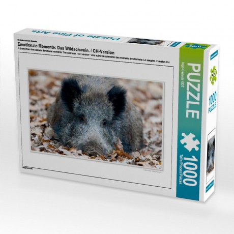CALVENDO Puzzle CALVENDO Puzzle Emotionale Momente: Das Wildschwein. \/ CH-Version Пазл CALVENDO Пазл Эмоциональные моменты: Кабан. \/ версия CH