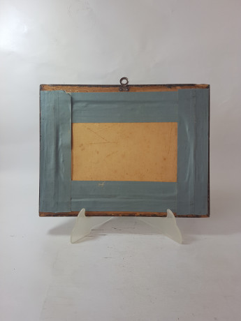 Картина винтажная "Монастырь Марии Лаах", деревянная рама, 28,5 x 22,5 см, Германия, 1960-70гг.