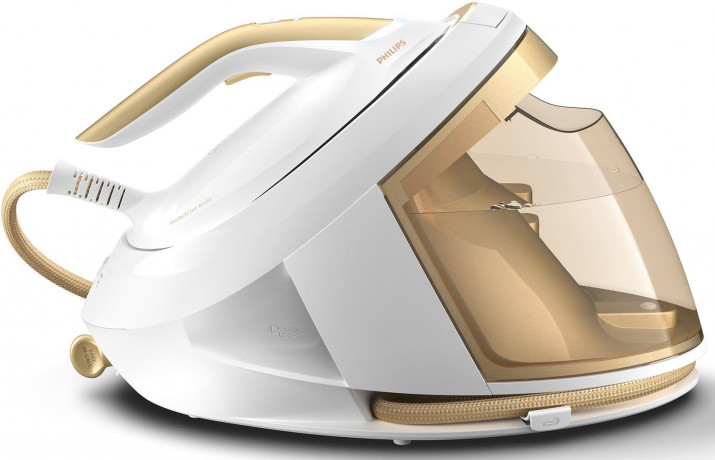 Philips Philips Dampfbugelstation PerfectCare 8000 Series PSG8040/60, 1800 ml Wassertank, 2.400 Watt, OptimalTemp  DynamicQ Sensor, 600 gr Dampfstoss  Паровая гладильная станция Philips PerfectCare 8000 Series PSG8040/60, резервуар для воды 1800 мл, 2400 
