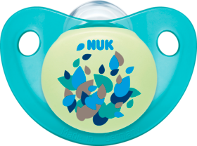 Nuk Соска (успокаивающая) Силиконовая, Night и Day, Размер 3, 18-36 Месяц	ы, Motiv Boy, 2 шт