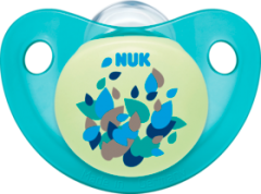 Nuk Соска (успокаивающая) Силиконовая, Night и Day, Размер 3, 18-36 Месяц	ы, Motiv Boy, 2 шт