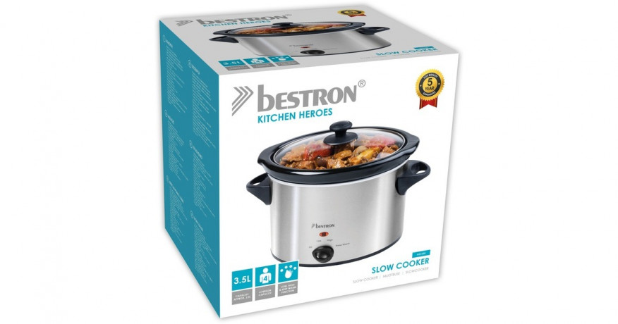 Bestron Bestron Slow Cooker ASC350, Multikocher edelstahl/schwarz  edelstahl/schwarz Bestron Slow Cooker ASC350, мультиварка нержавеющая сталь/черный