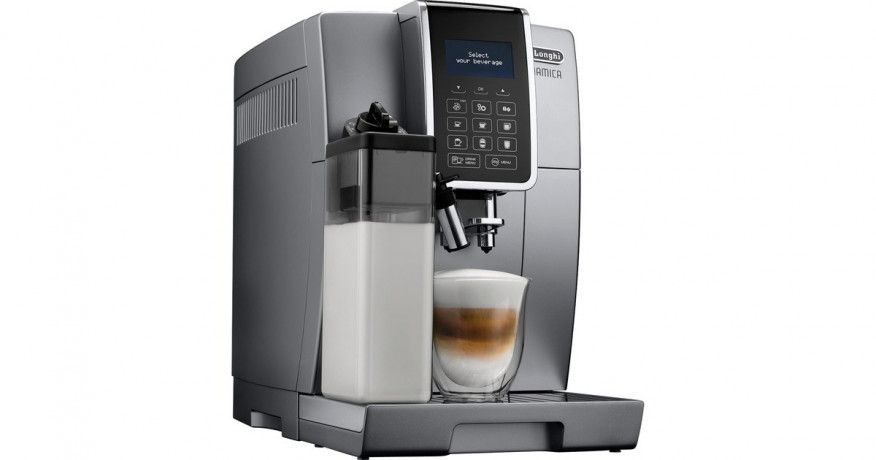 DeLonghi DeLonghi Dinamica ECAM 350.75.S, Vollautomat silber/schwarz  silber, schwarz DeLonghi Dinamica ECAM 350.75.S, полностью автоматический серебристый/черный