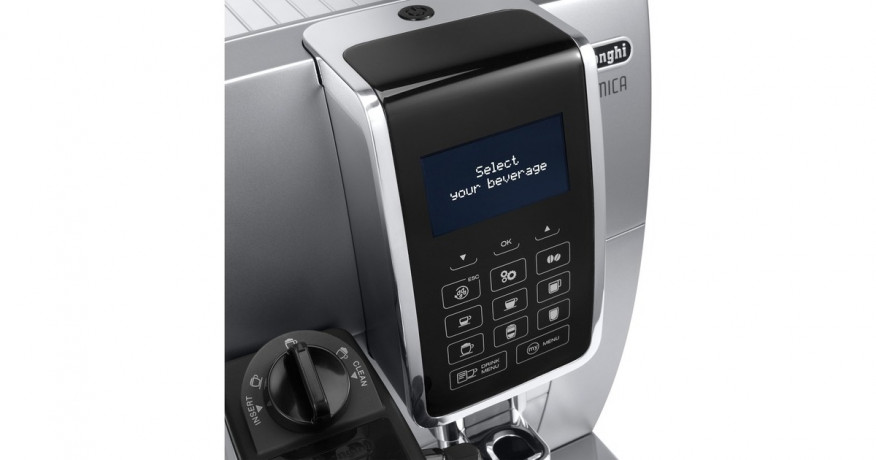 DeLonghi DeLonghi Dinamica ECAM 350.75.S, Vollautomat silber/schwarz  silber, schwarz DeLonghi Dinamica ECAM 350.75.S, полностью автоматический серебристый/черный