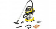 Karcher Karcher WD 6 P S V-30/6/22/T, Nass-/Trockensauger gelb/edelstahl  gelb/edelstahl Karcher WD 6 P S V-30/6/22/T, Пылесос для влажной и сухой уборки желтый/нержавеющая сталь