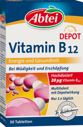 Abtei Vitamin B12 Витамин B12 Таблетки, 30 шт