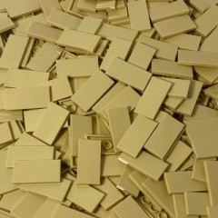 LEGO LEGO 2x4 Fliesen Beige - 100x - Tan 87079 NEU Плитка LEGO 2x4 Beige — 100x — Tan 87079 НОВИНКА