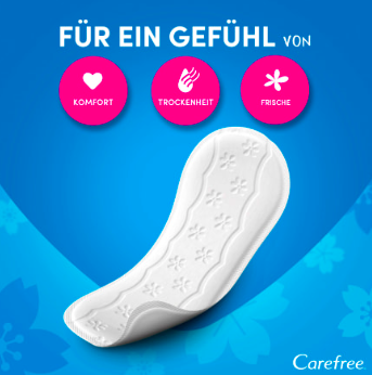 Carefree Slipeinlage Cotton Feel Flexiform ohne Duft 56 St, Карефри Ежедневные прокладки с хлопком Флексиформ 56шт, 3 упаковки (168 шт)
