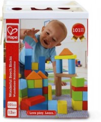 HAPE Wunderbare Holzbausteine-101 Teile Замечательные деревянные строительные блоки