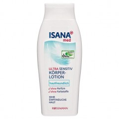 ISANA med ultra sensitiv Korperlotion Ультрачувствительный лосьон для тела смягчающий для очень чувствительной кожи 250 г