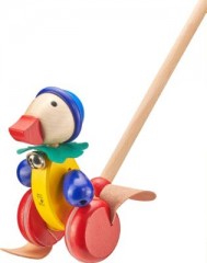Selecta Schiebestab-Spielzeug Ente Pedella Игрушка-ручка утка Педелла