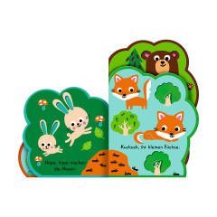 Coppenrath Verlag Mein Filz-Fuhlbuch: Brumm! Wer wohnt im Wald? Моя войлочная книга: Брамм! Кто живет в лесу?