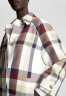 Tommy Hilfiger CHECK RELAXED FIT TRENCH Trenchcoat twill g stp check l ecru ТРЕНЧ В КЛЕТКУ RELAXED FIT Тренч саржа g stp check l экрю