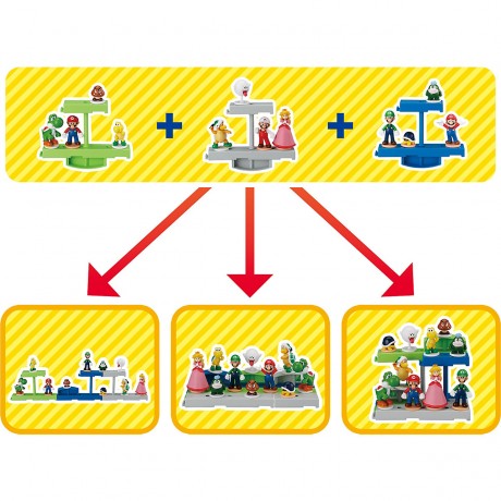 EPOCH Super Mario  Balancing Game Ground Stage Первый этап игры Super Mario «Балансировка»