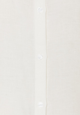 Tommy Hilfiger GROWN ON SLEEVE Button-down blouse ecru GROWN ON SLEEVE Блузка на пуговицах экрю