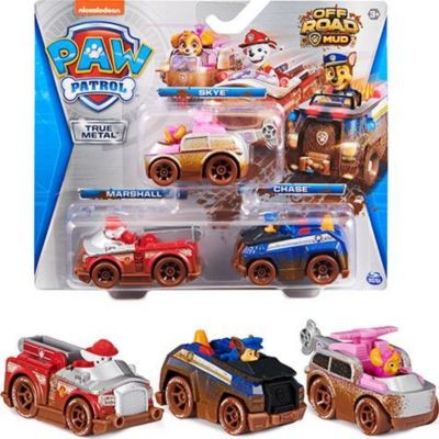 Spin Master Paw Patrol True Metal 3er-Pack mit 3 Metall-Spielzeugautos von Skye Paw Patrol True Metal 3-Pack с 3 металлическими игрушечными машинками Skye