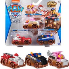 Spin Master Paw Patrol True Metal 3er-Pack mit 3 Metall-Spielzeugautos von Skye Paw Patrol True Metal 3-Pack с 3 металлическими игрушечными машинками Skye