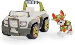 Spin Master PAW Patrol Dschungel-Fahrzeug mit Tracker-Figur (Basic Vehicle\/Basis Fahrzeug) Машина PAW Patrol Jungle с фигуркой трекера (базовая машина/базовая машина)