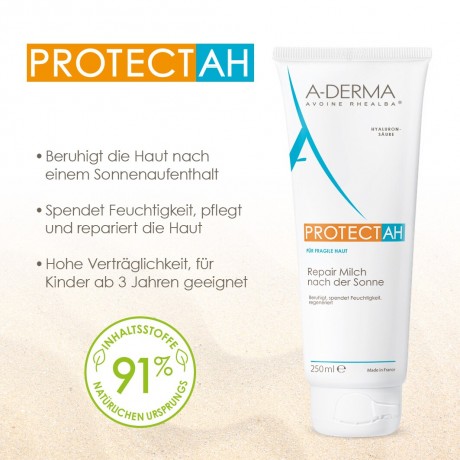 A-DERMA PROTECT After Sun Repairing Lotion AH  PROTECT Восстанавливающий лосьон после загара AH