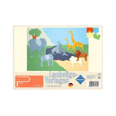 Pebaro Laubsagevorlage Zoo Зоопарк шаблонов листвы