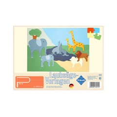 Pebaro Laubsagevorlage Zoo Зоопарк шаблонов листвы