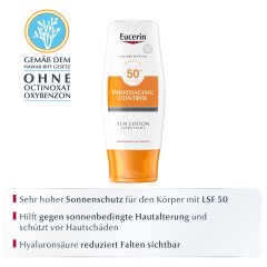Eucerin Sun Lotion PhotoAging Control LSF 50+  Лосьон для загара против фотостарения SPF 50+