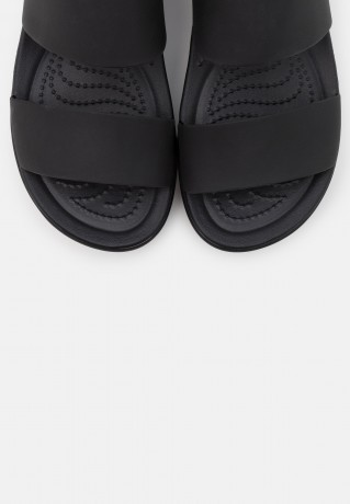Crocs BROOKLYN Plateausandalette black BROOKLYN Босоножки на платформе черный