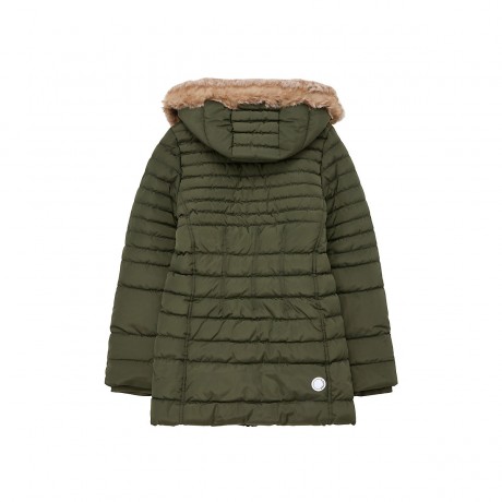 s.Oliver Steppjacke mit abnehmbarer Kunstfellblende Mantel fur Madchen Стеганая куртка с отстегивающейся опушкой из искусственного меха Пальто для девочки