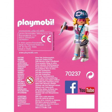 PLAYMOBIL PLAYMOBIL 70237 Playmo-Friends: Rapperin PLAYMOBIL 70237 Друзья Playmo: Рэпер