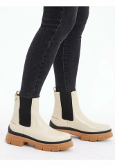 Tommy Hilfiger CHELSEA PREPPY Ankle boots beige CHELSEA PREPPY Ботильоны бежевый