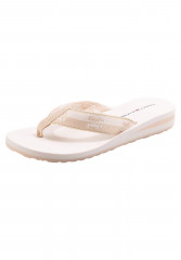 Tommy Hilfiger ZEHENTRENNER T-bar sandals weathered white THONG SLIPPERS Сандалии с Т-образной перемычкой выветрившийся белый