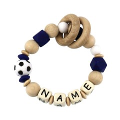 elefantasie Greifling Fussball personalisiert mit Namen Игрушечный футбол Grip с именем