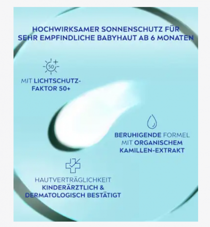 NIVEA SUN Sonnenmilch Kids, Schutz & Pflege sensitiv, LSF 50+, Детский солнцезащитный лосьон, защита и уход для чувствительной кожи, SPF 50+, 200 мл